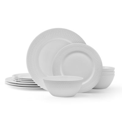 Mikasa Levi 12 Piece Dinnerware Set, Service For 4