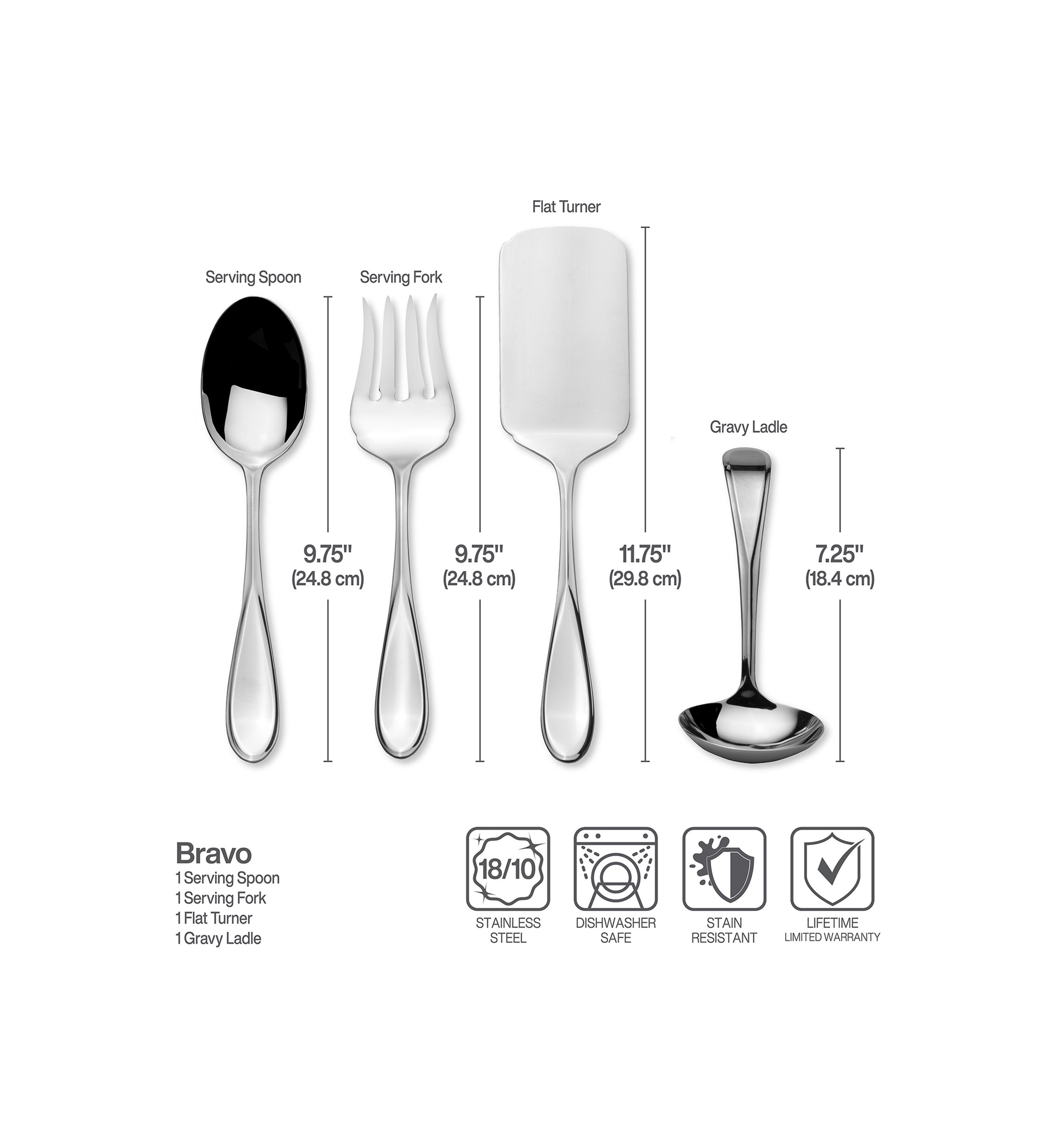Bravo 52 Piece Flatware Set with Expanding Caddy