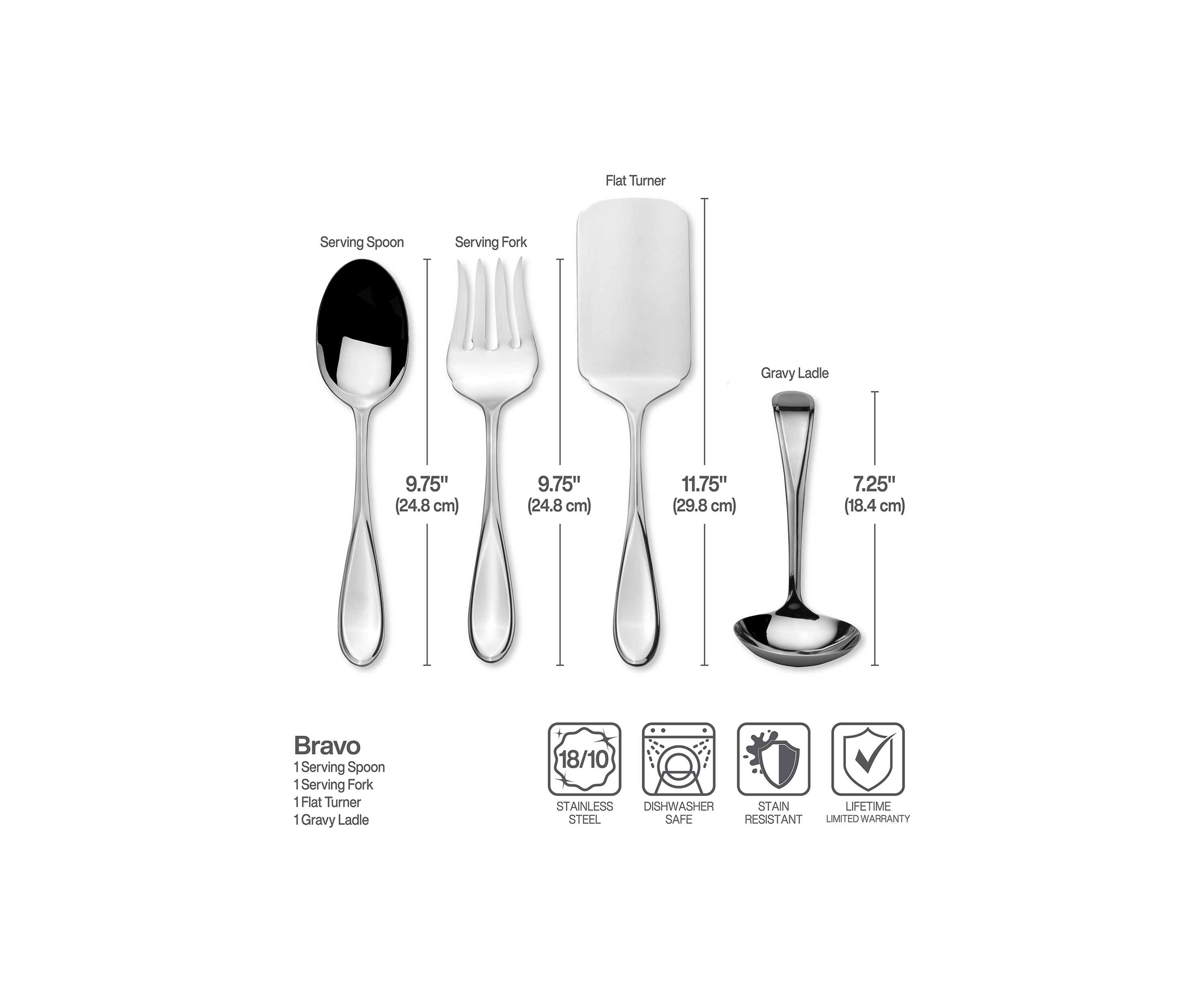 Bravo 52 Piece Flatware Set with Expanding Caddy
