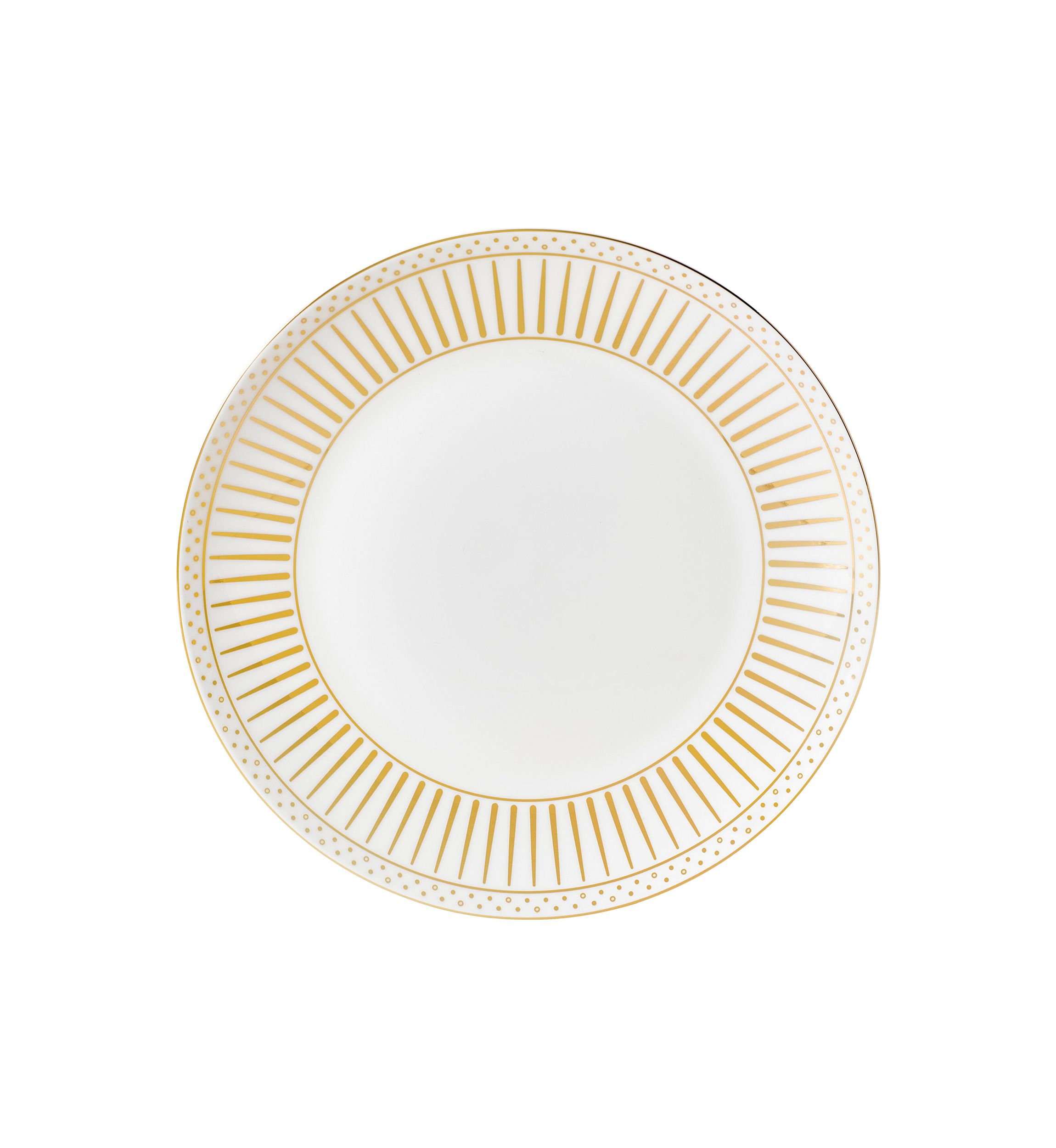 Metallic Holiday 9" Salad Plate