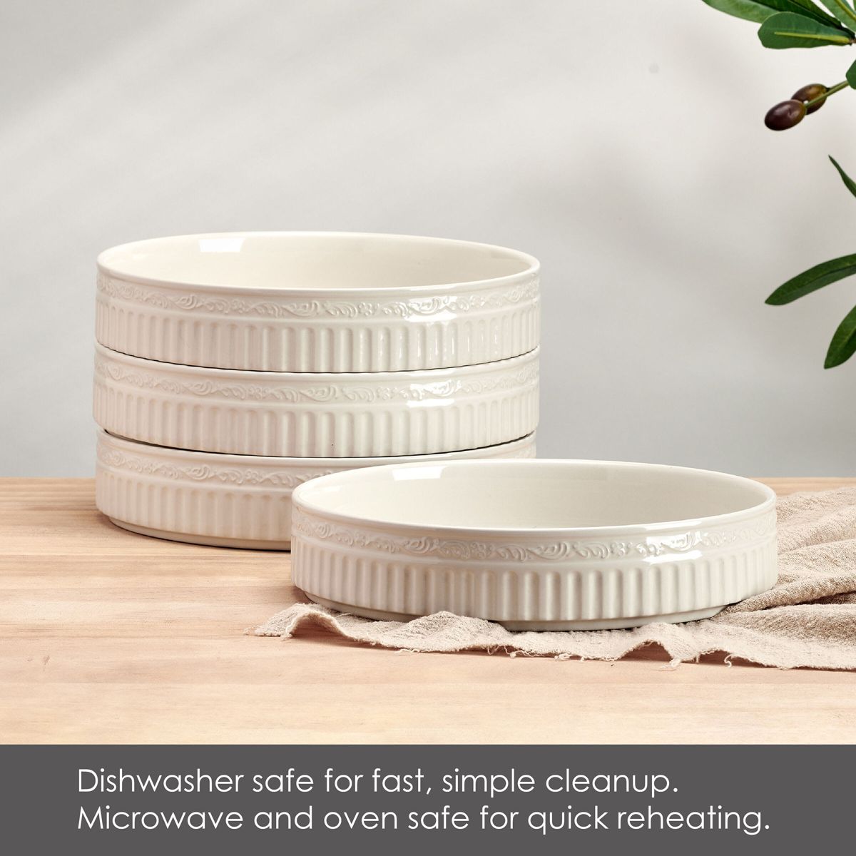 Mikasa Italian Countryside Stacking Bowls, Set Of 4