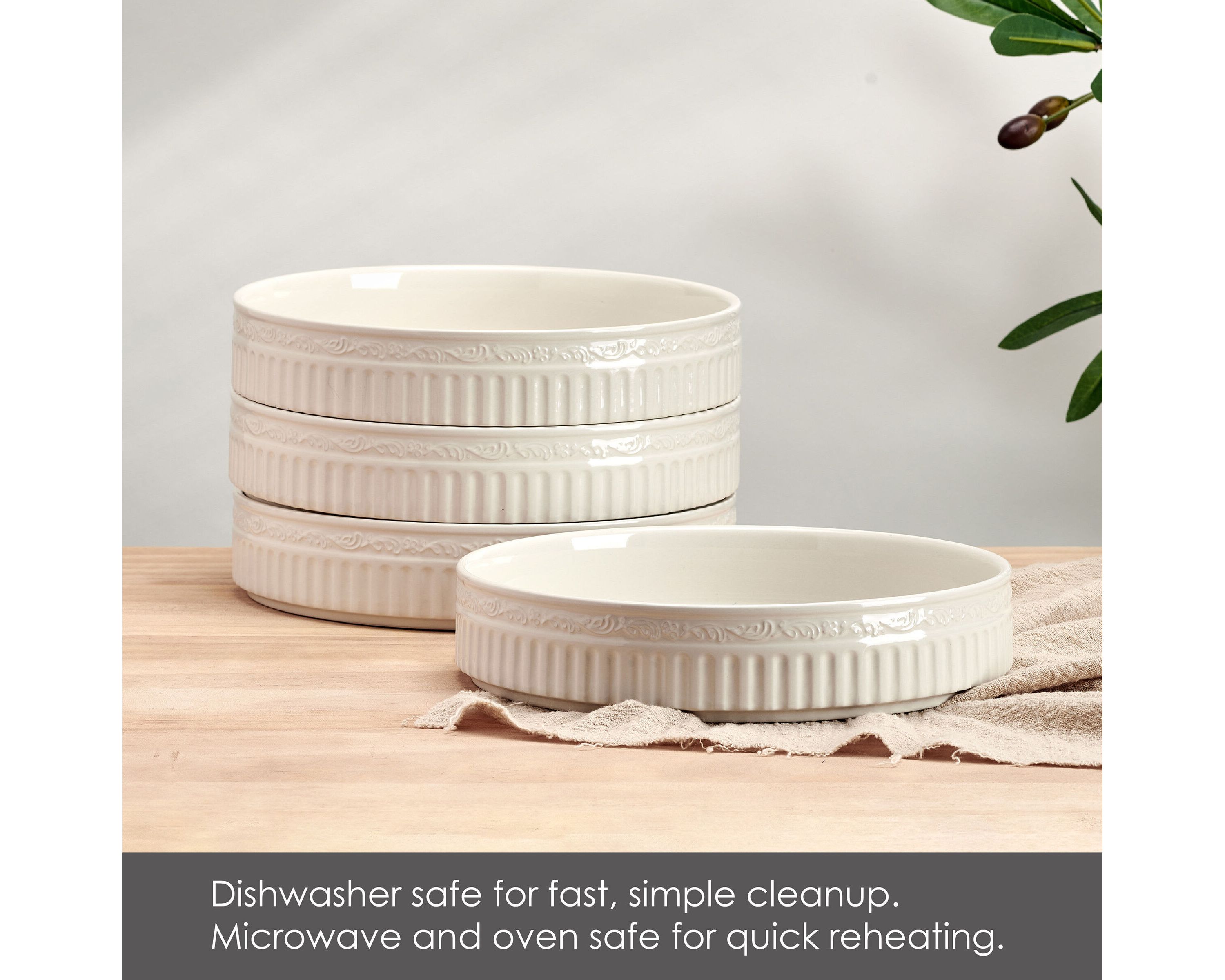 Mikasa Italian Countryside Stacking Bowls, Set Of 4