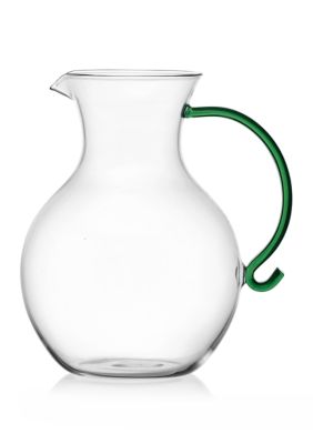Gourmet Basics by Mikasa Natural Instinct Glass Pitcher - 2 Quart, Green