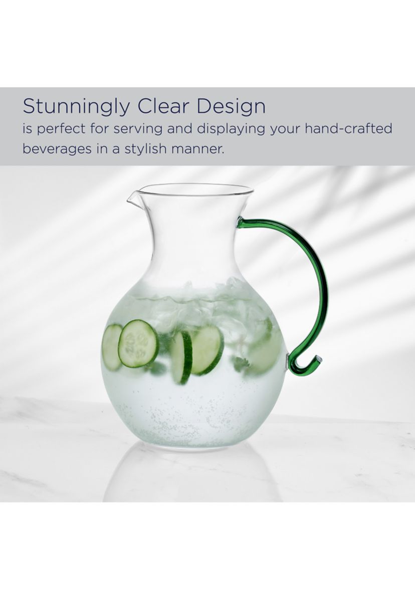 Natural Instinct Glass Pitcher - 2 Quart