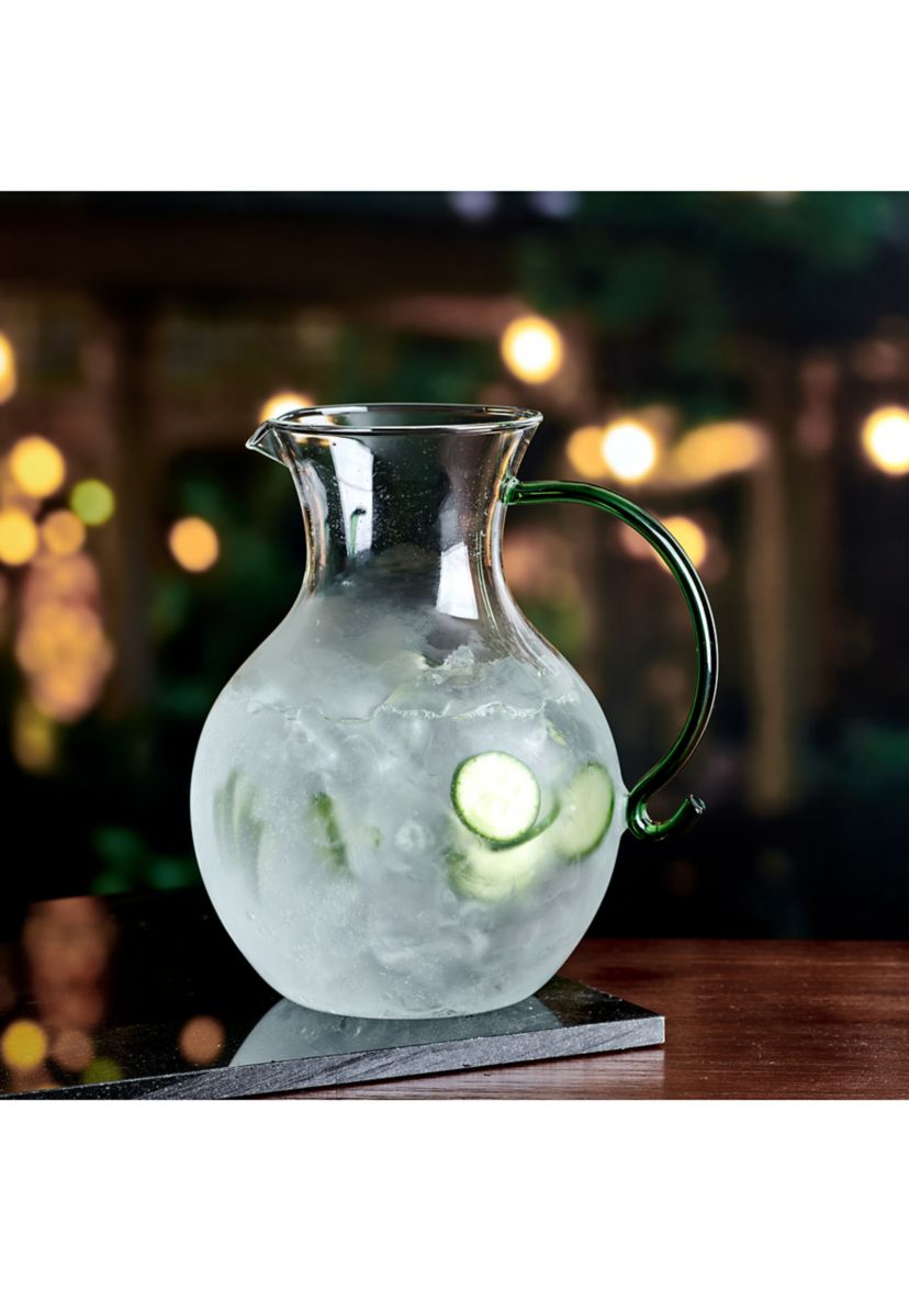 Natural Instinct Glass Pitcher - 2 Quart