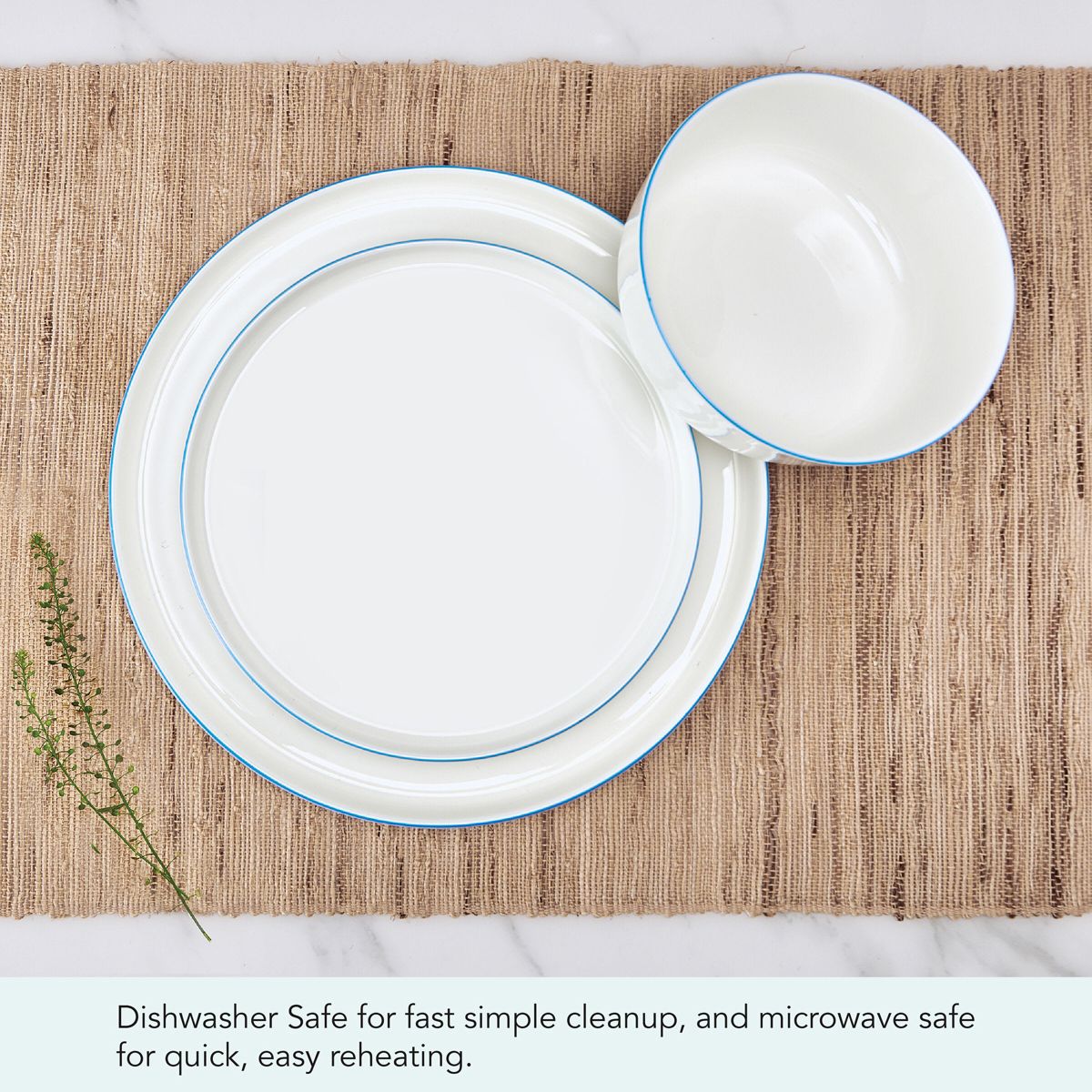 Mikasa Samantha 12 Piece Bone China Dinnerware Set, Service for 4