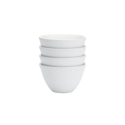 Noritake Colorwave Set Of 4 Mini Bowls, 4", 7 oz, White