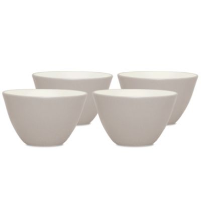 Noritake Colorwave Set Of 4 Mini Bowls, 4", 7 oz, Sand