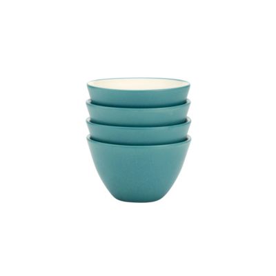 Noritake Colorwave Set Of 4 Mini Bowls, 4", 7 oz, Turquoise