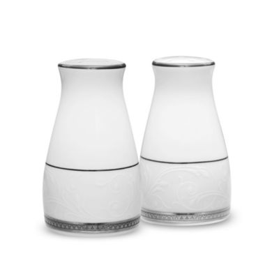 Noritake Regina Platinum Salt & Pepper, 3-1/4"