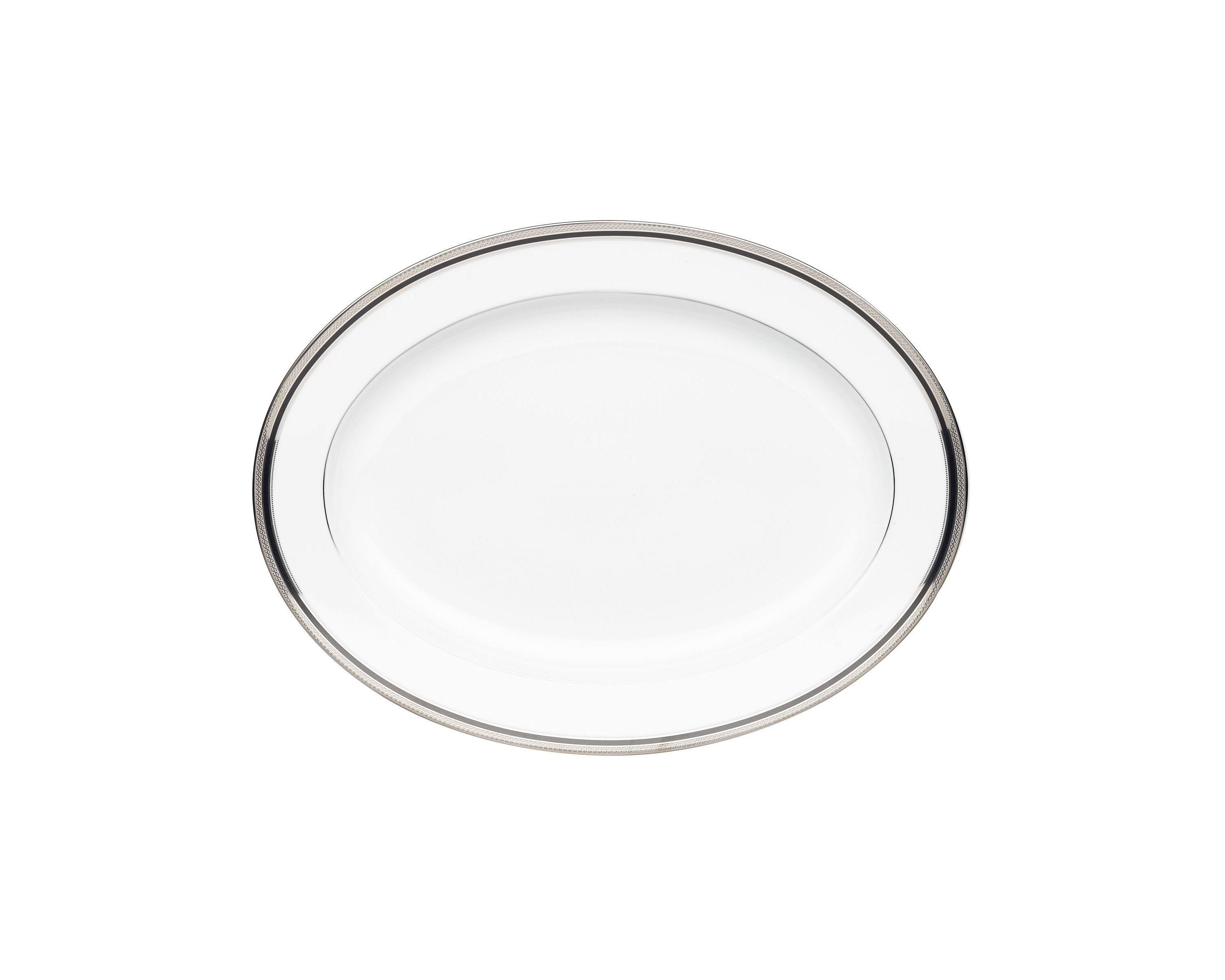Austin Platinum Oval Platter, 16"