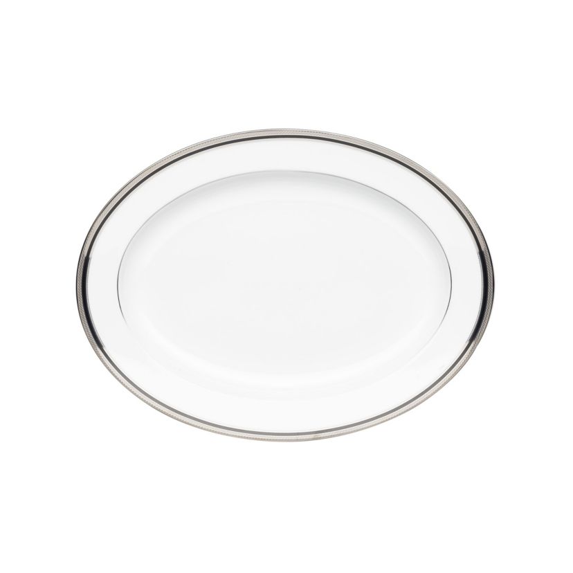Austin Platinum Oval Platter, 16"