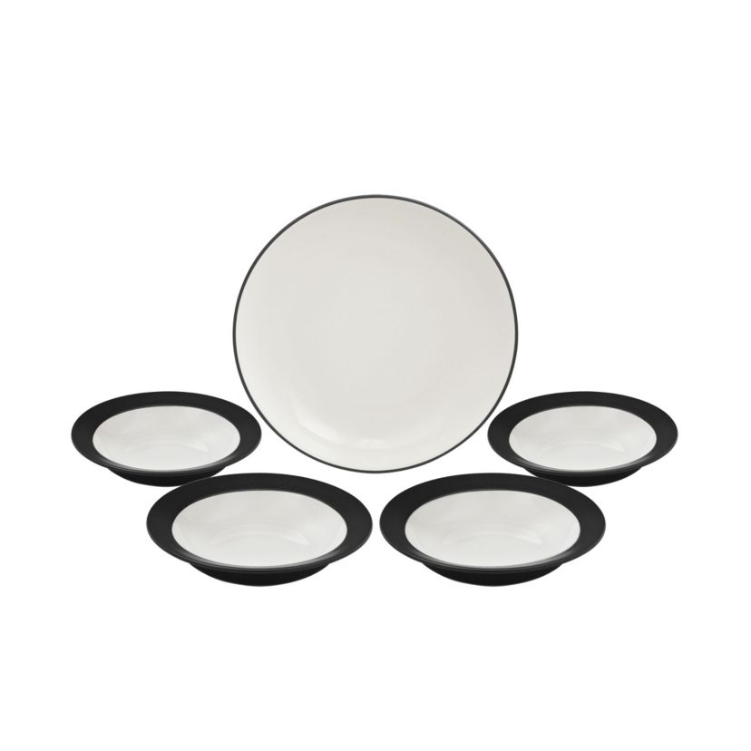 Colorwave Graphite 5-Piece Pasta Salad Set