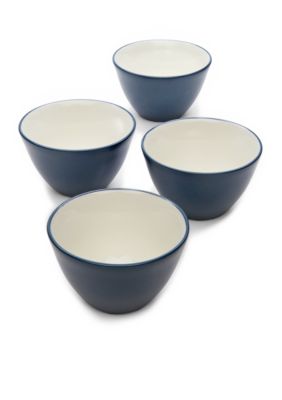 Noritake Colorwave Set Of 4 Mini Bowls, 4", 7 oz, Blue