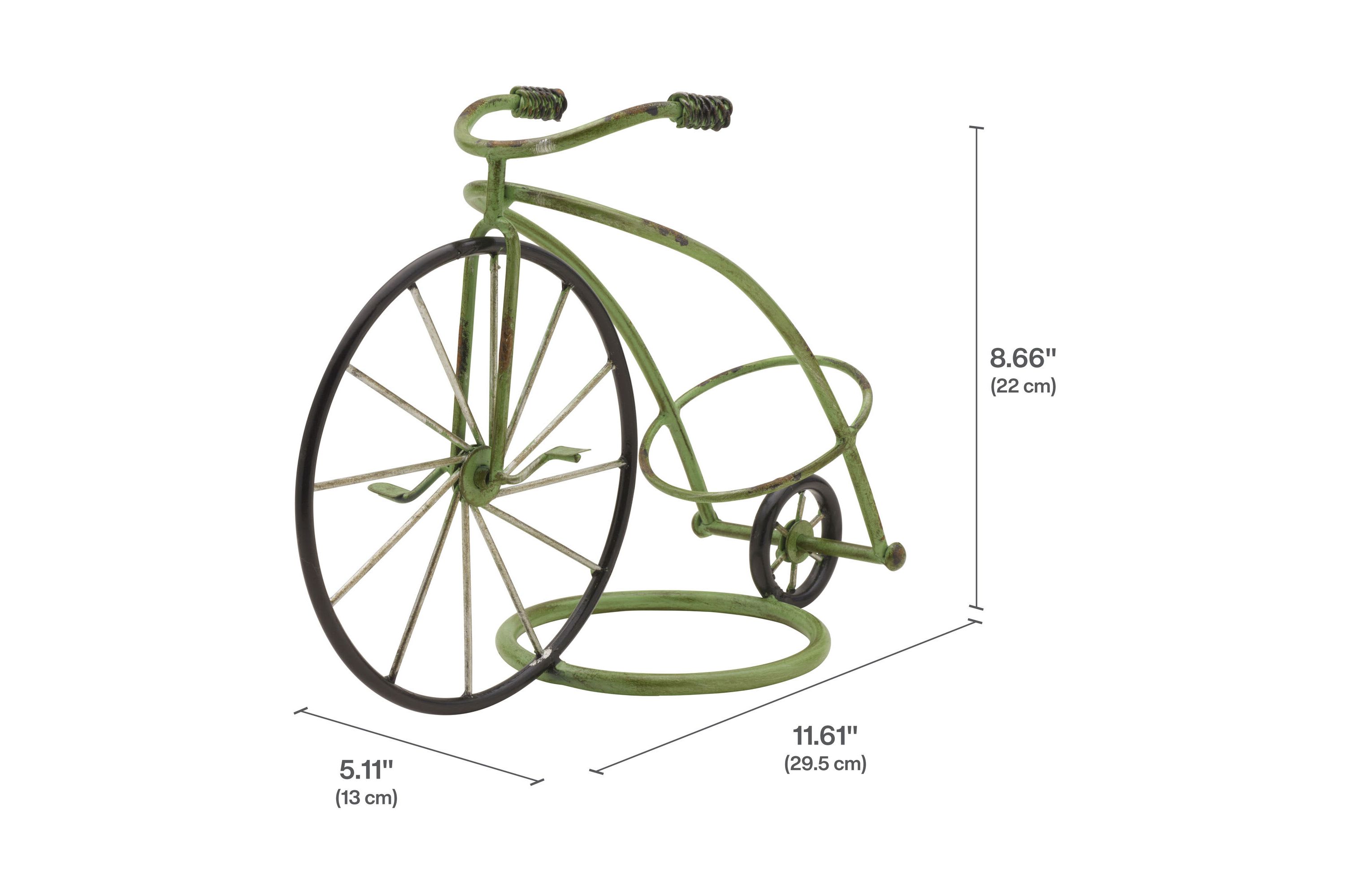 12-inx9-in Metal Bicycle Wind Holder