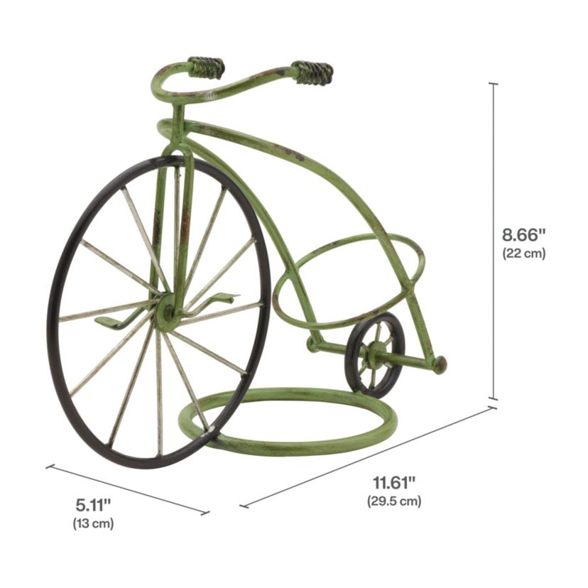 12-inx9-in Metal Bicycle Wind Holder