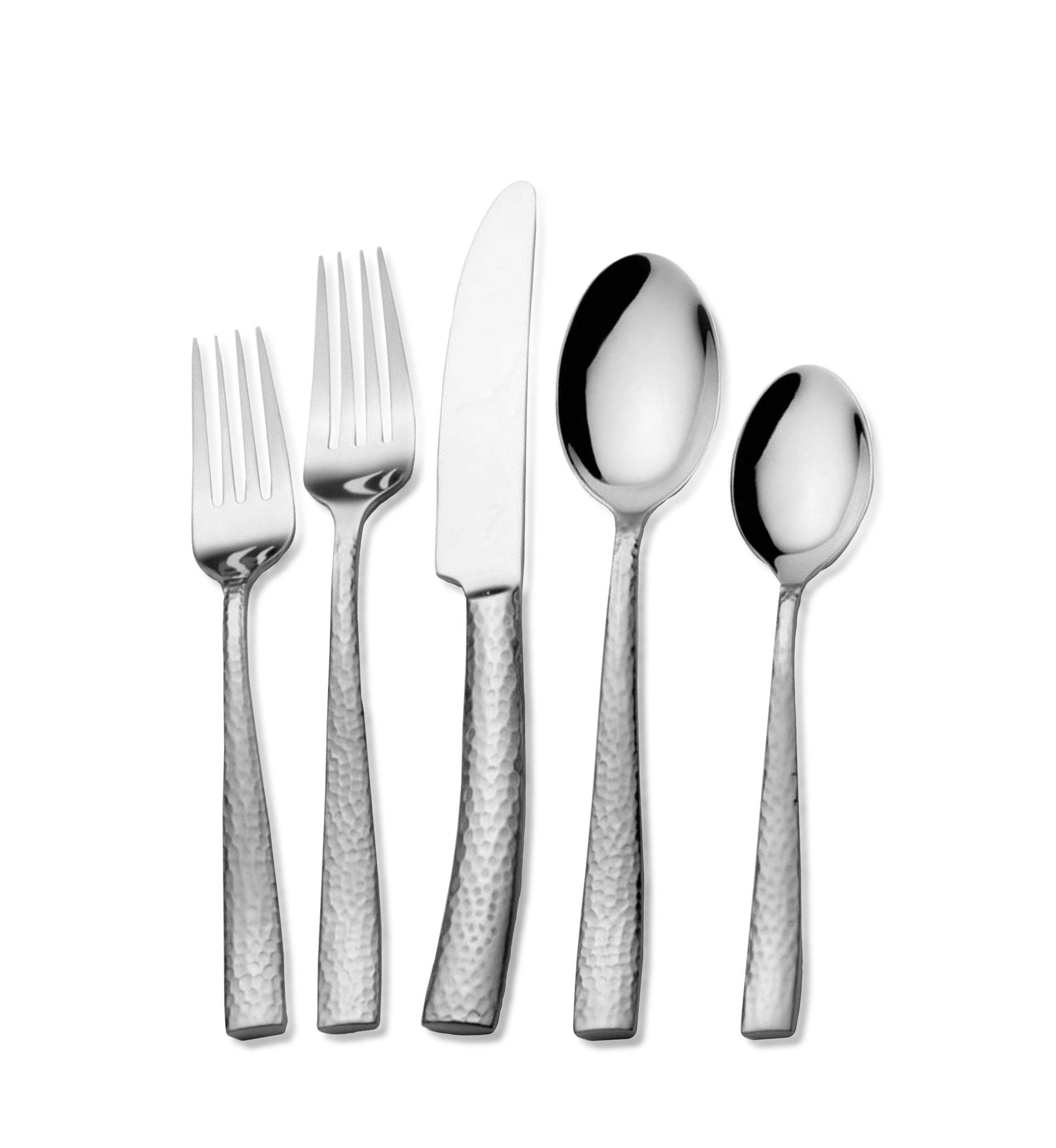 Forged Texture 20-Piece Flatware Set