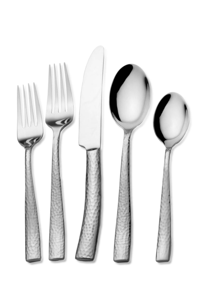 Forged Texture 20-Piece Flatware Set
