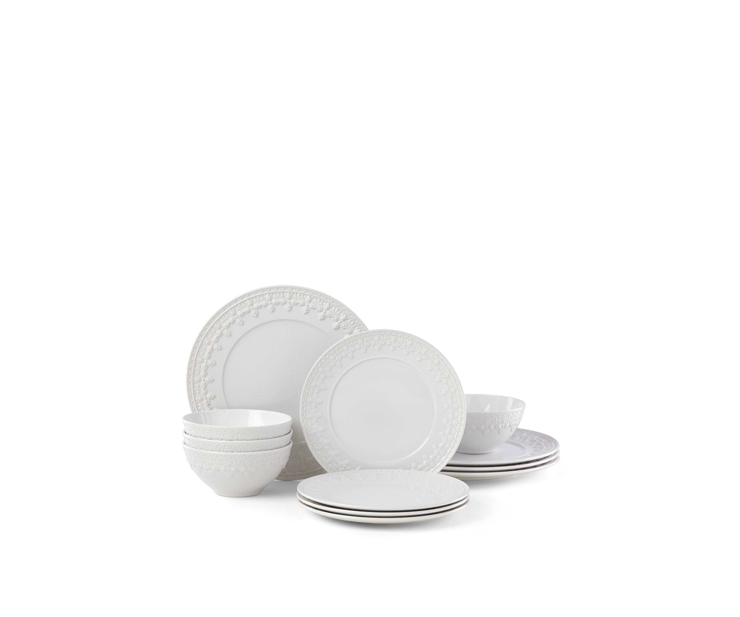 Chelsea Muse Fleur 12 Piece Dinnerware Set