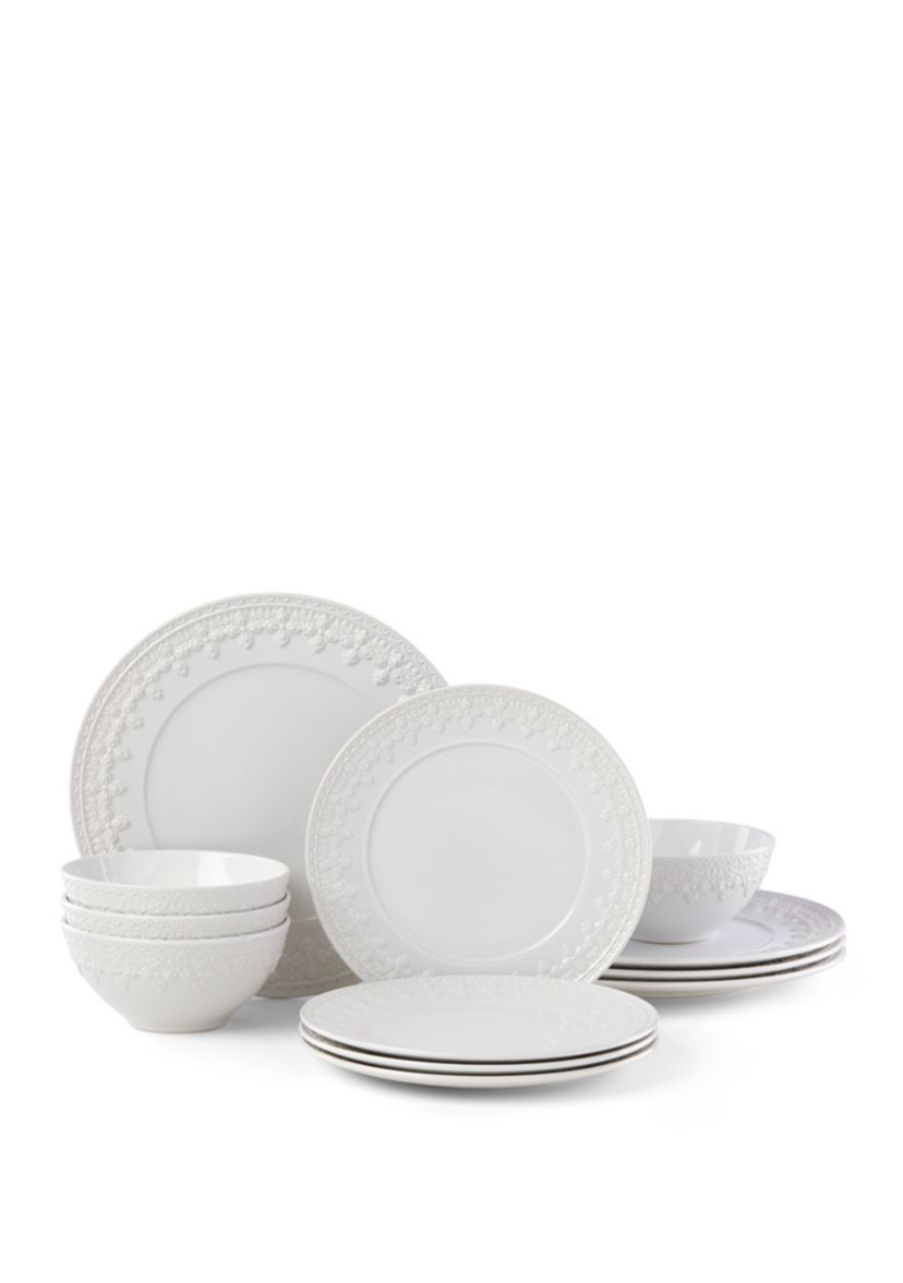 Chelsea Muse Fleur 12 Piece Dinnerware Set