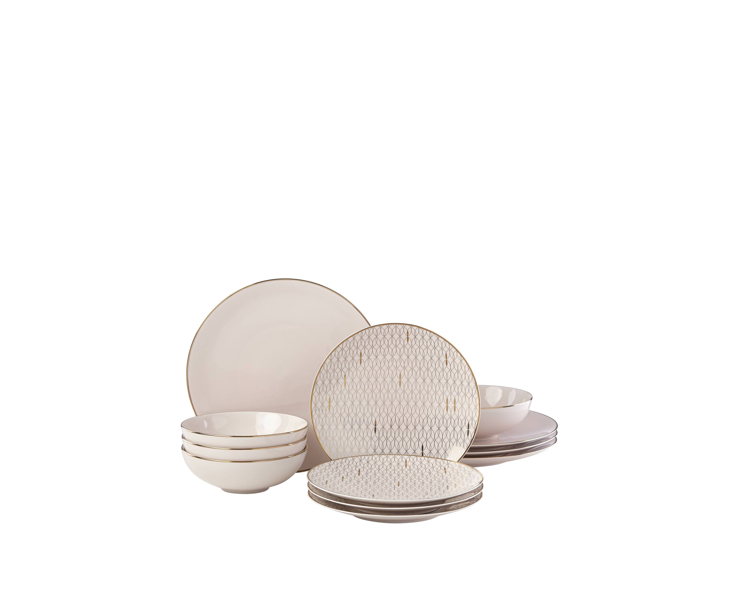 Trianna 12 Piece Dinnerware Set