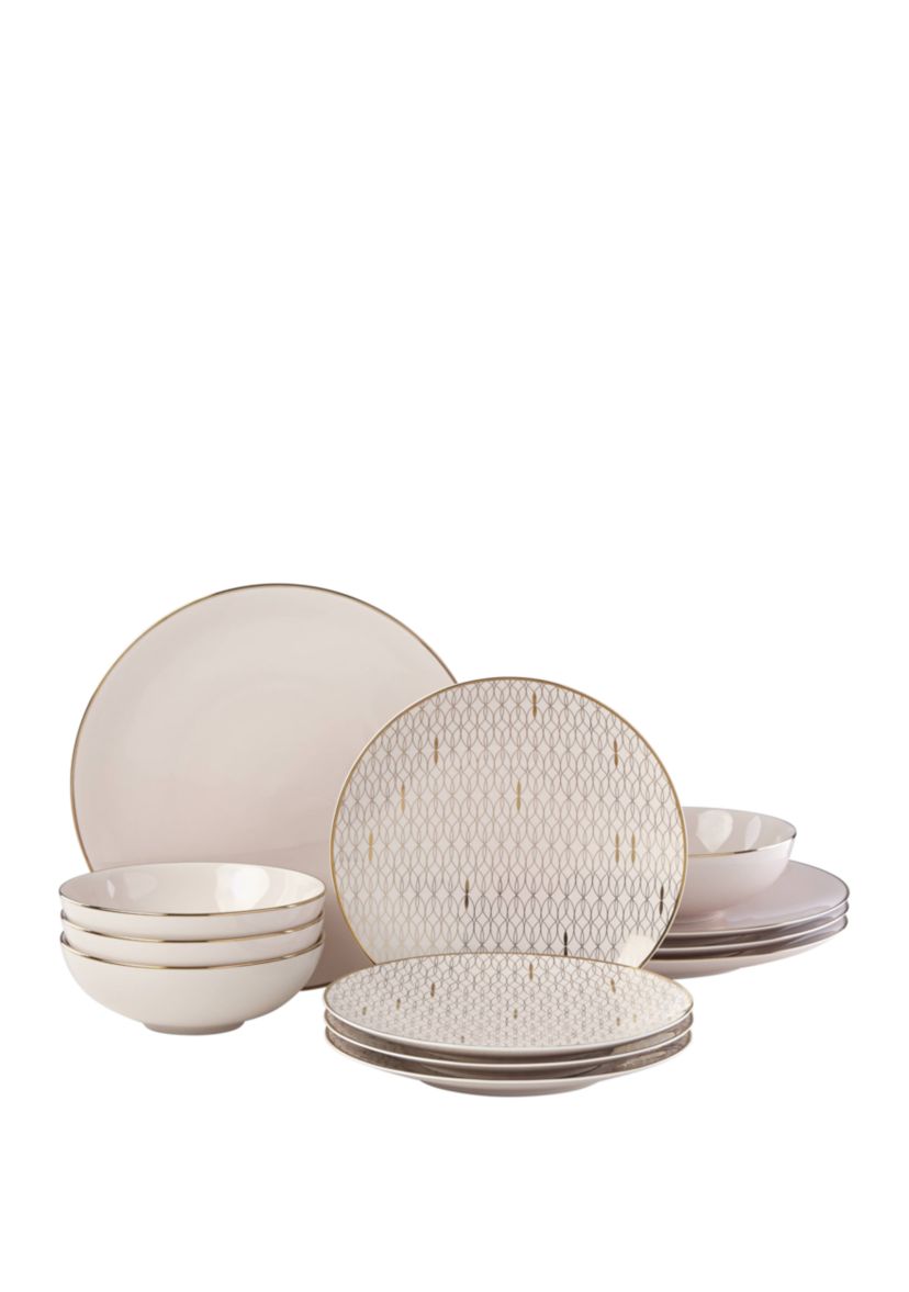 Trianna 12 Piece Dinnerware Set