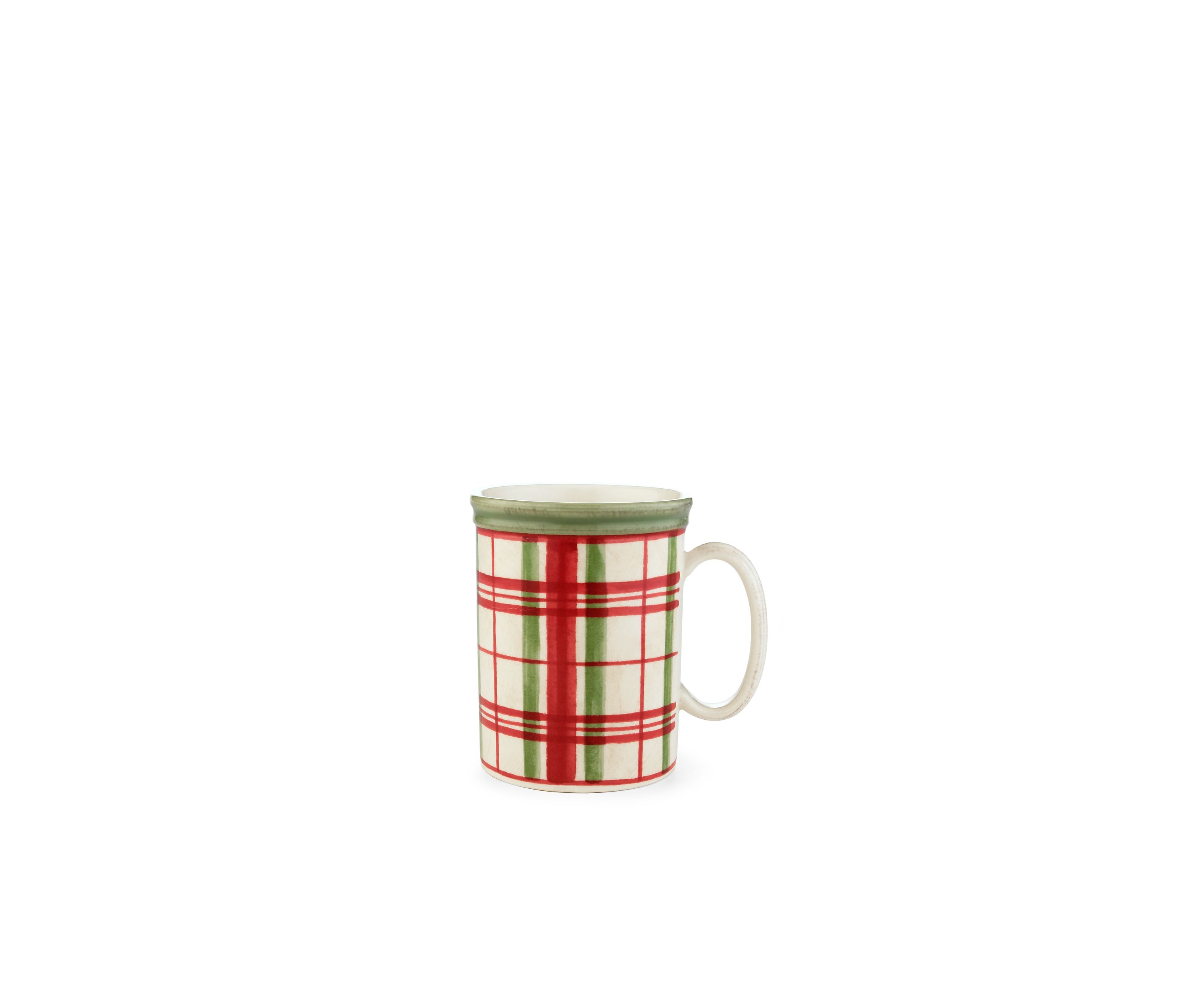 Holiday Gatherings Plaid Mug