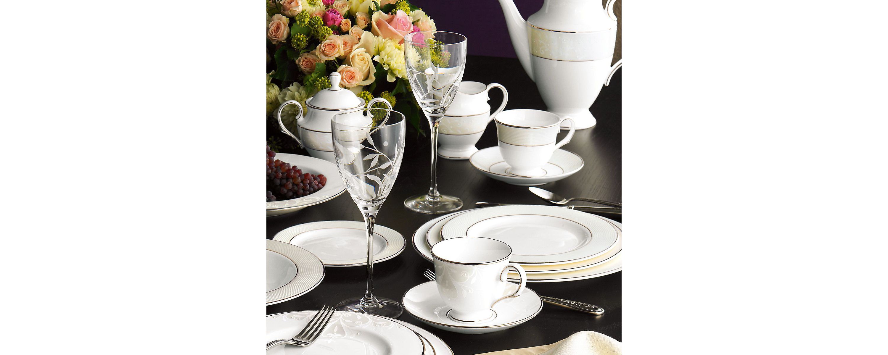 Opal Innocence Stripe&#8482; 5-piece Place Setting