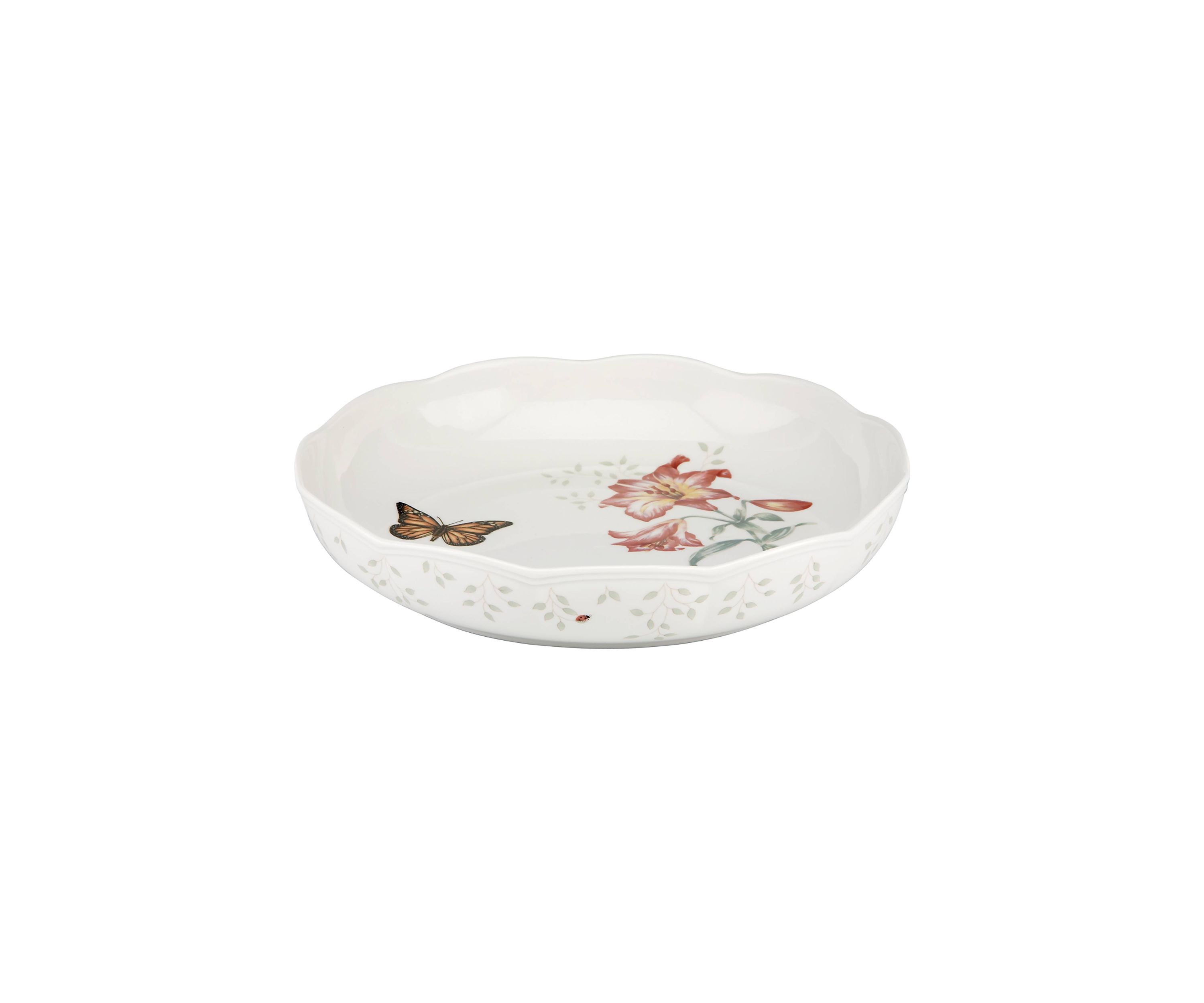 Butterfly Meadow Low Serving Bowl