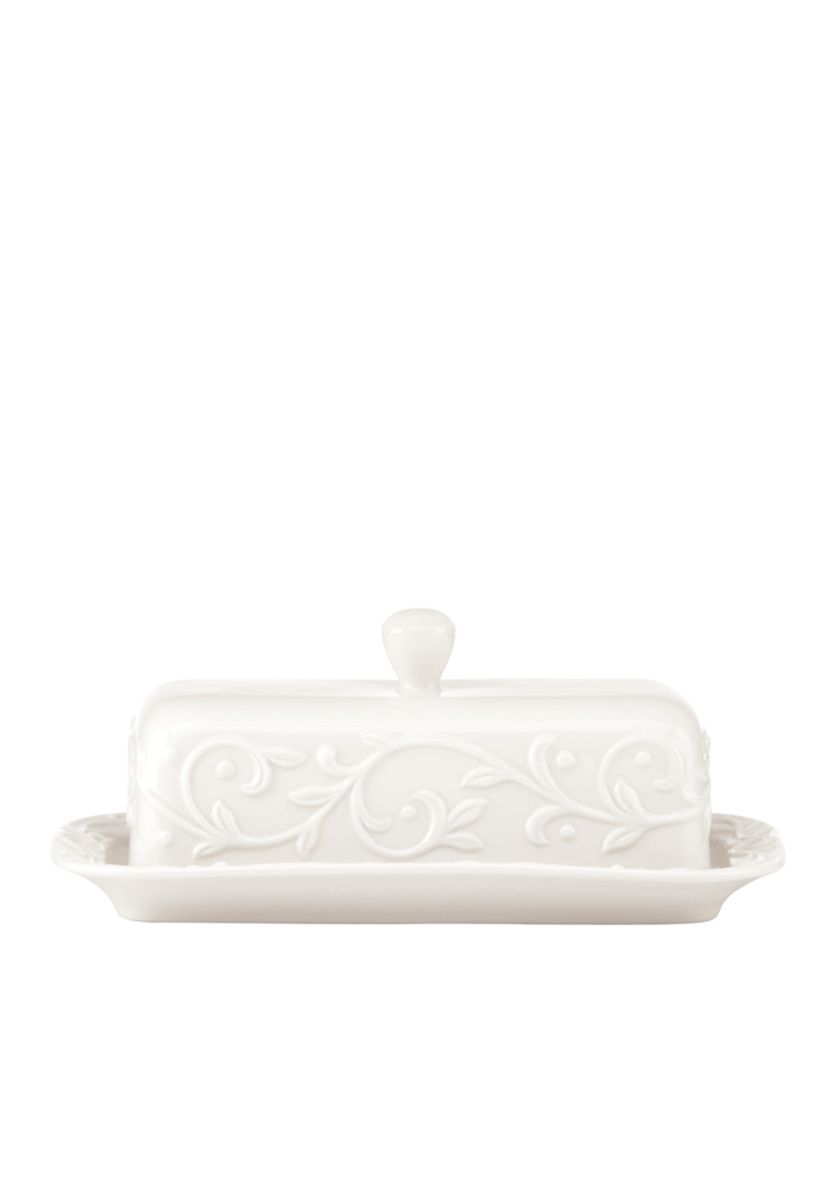 Opal Innocence Carved Dinnerware Covered Butter Dish