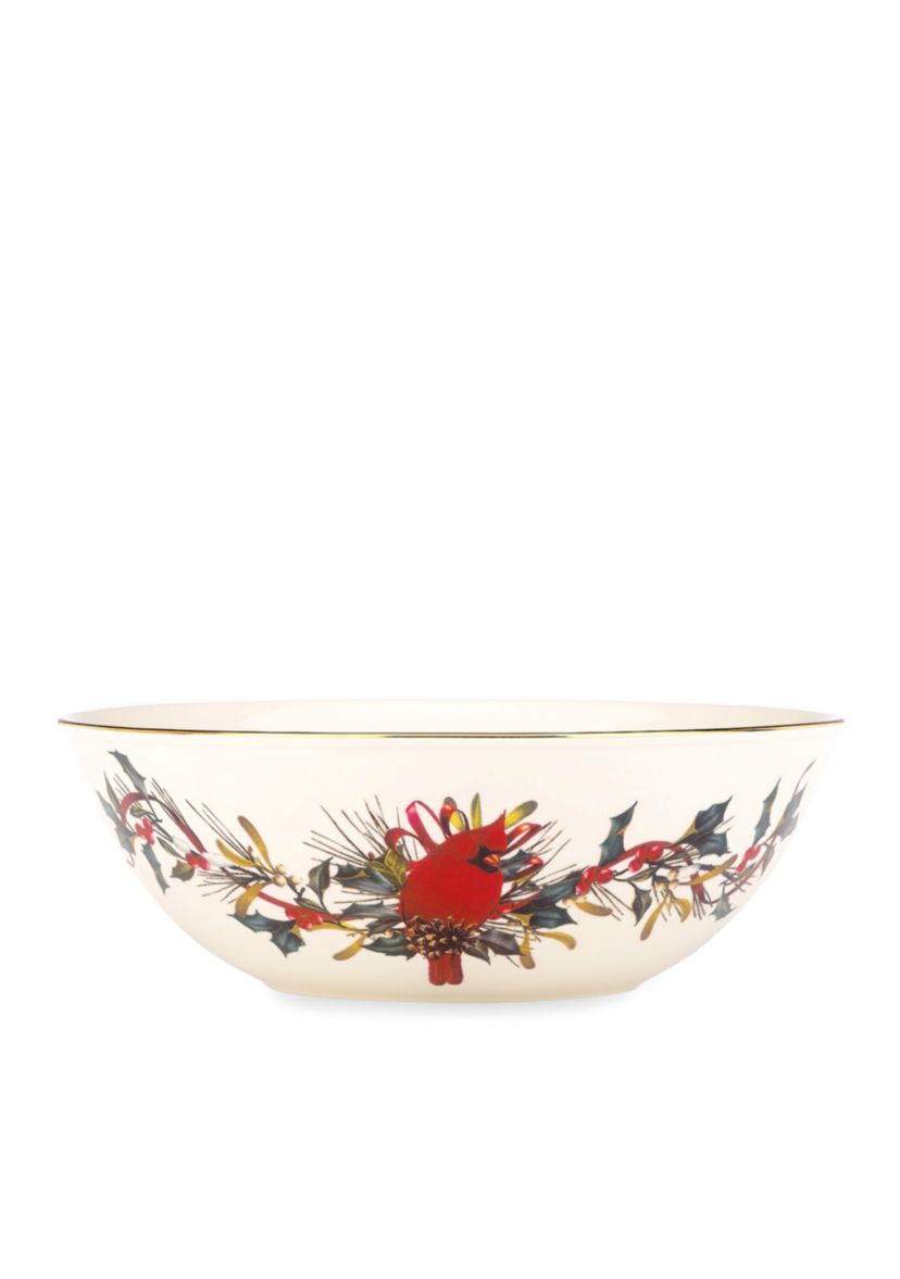 Winter Greetings Serving Bowl