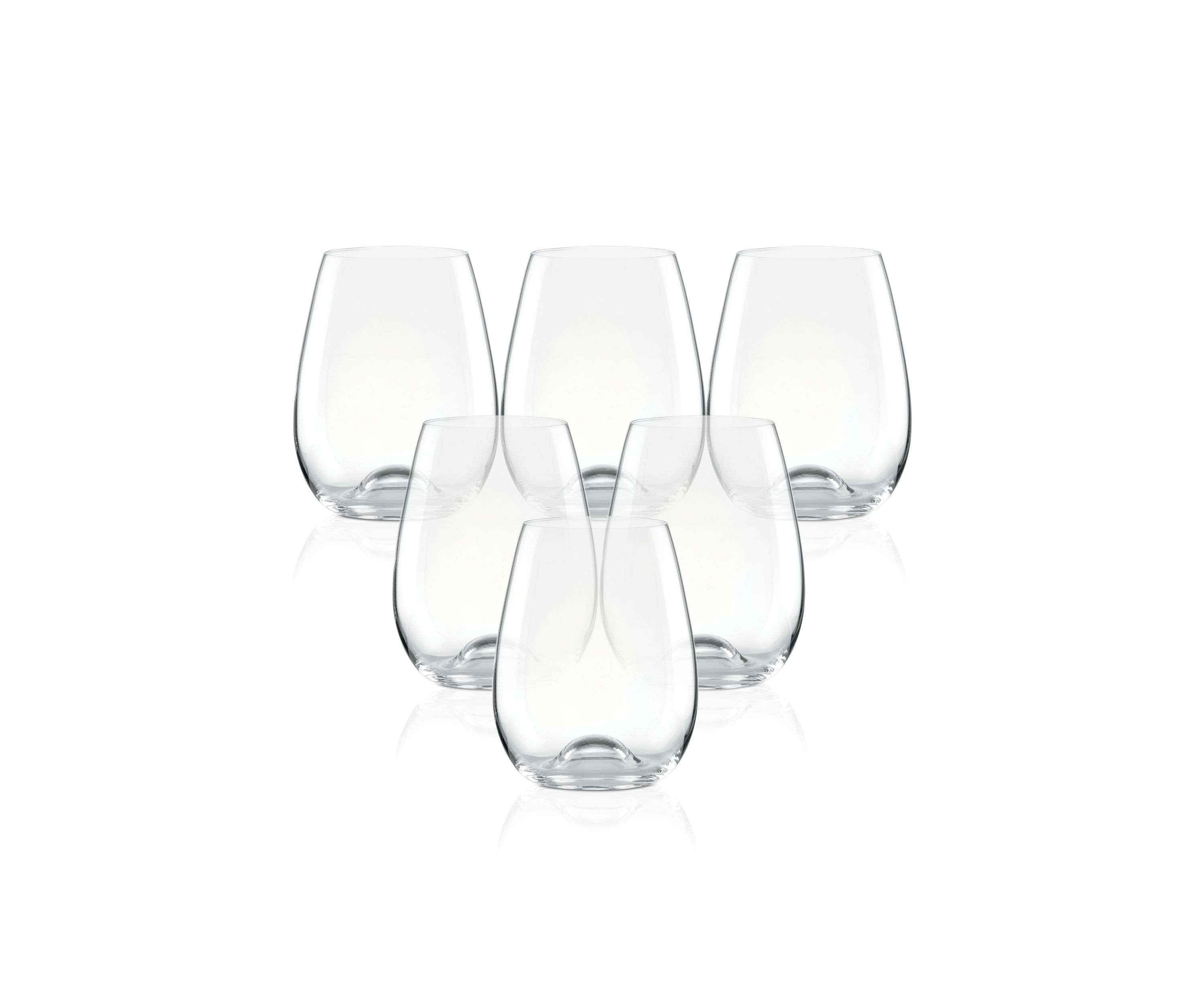 Tuscany Classics Stemless Wine Glasses - Set of 6