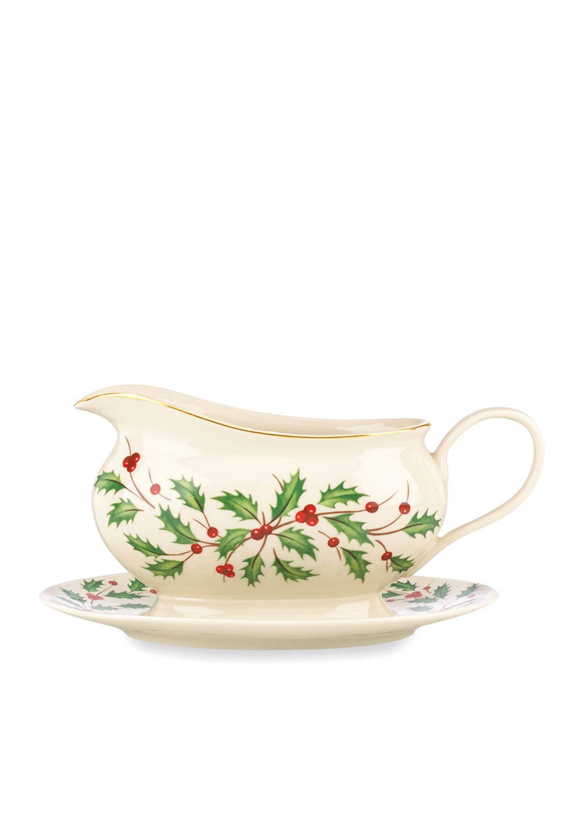 Holiday Gravy Boat & Stand