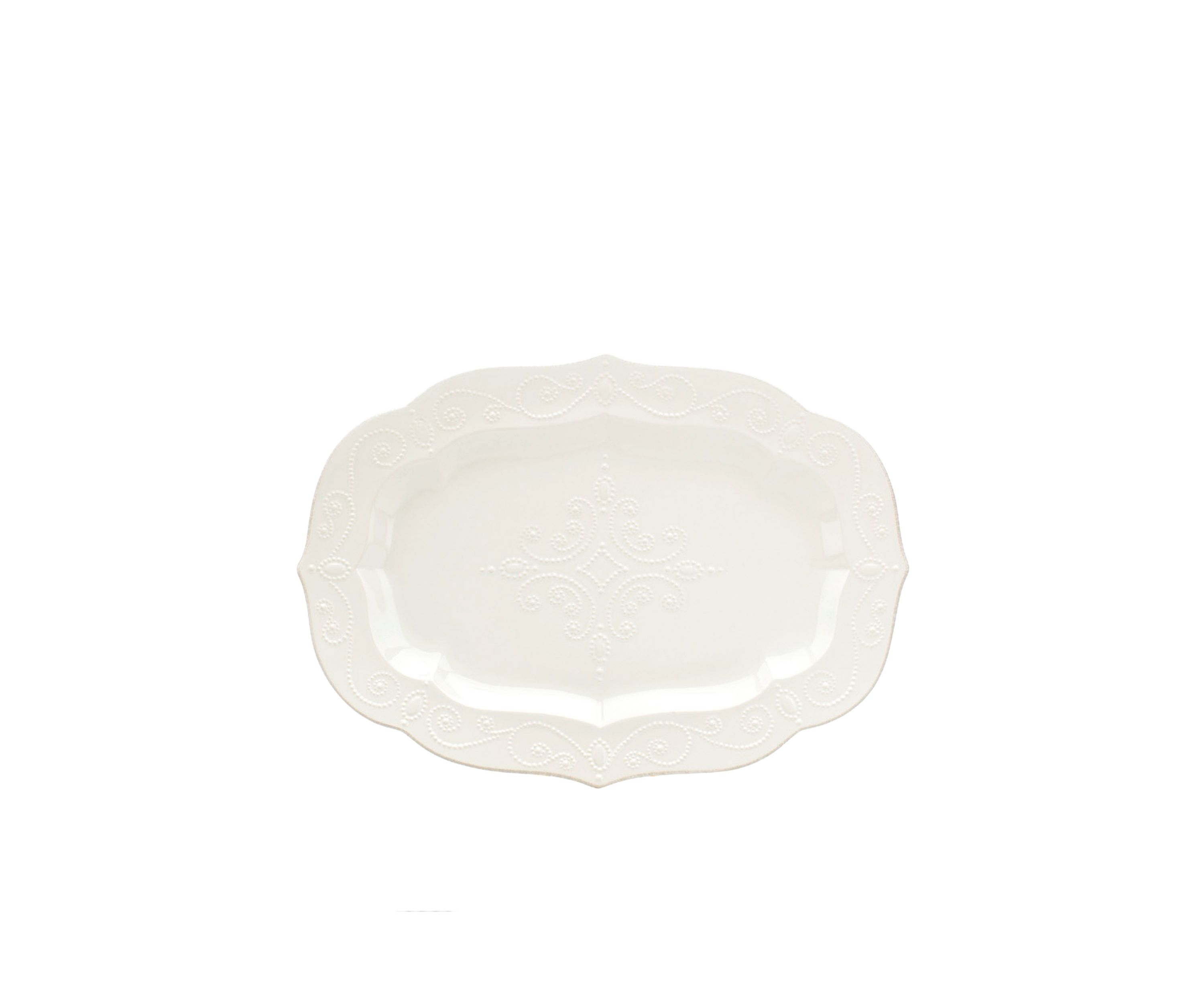 French Perle White&#8482; 18.5" Serving Platter
