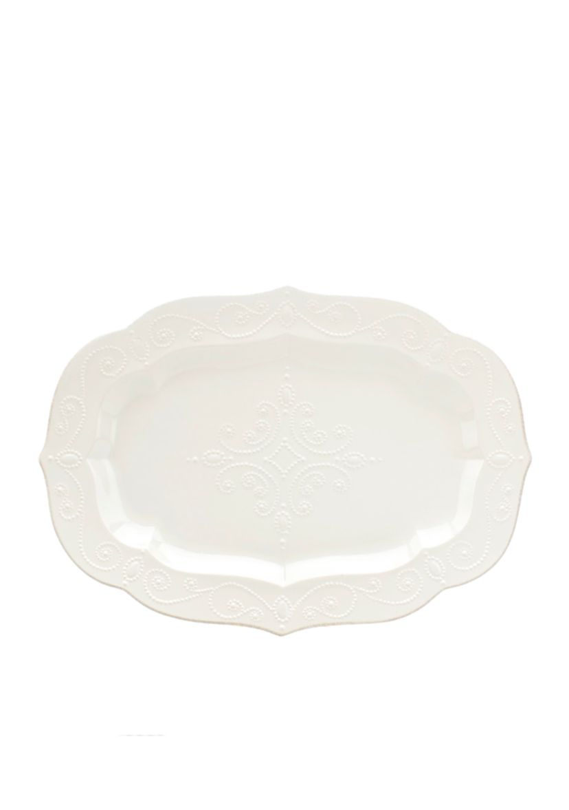 French Perle White&#8482; 18.5" Serving Platter