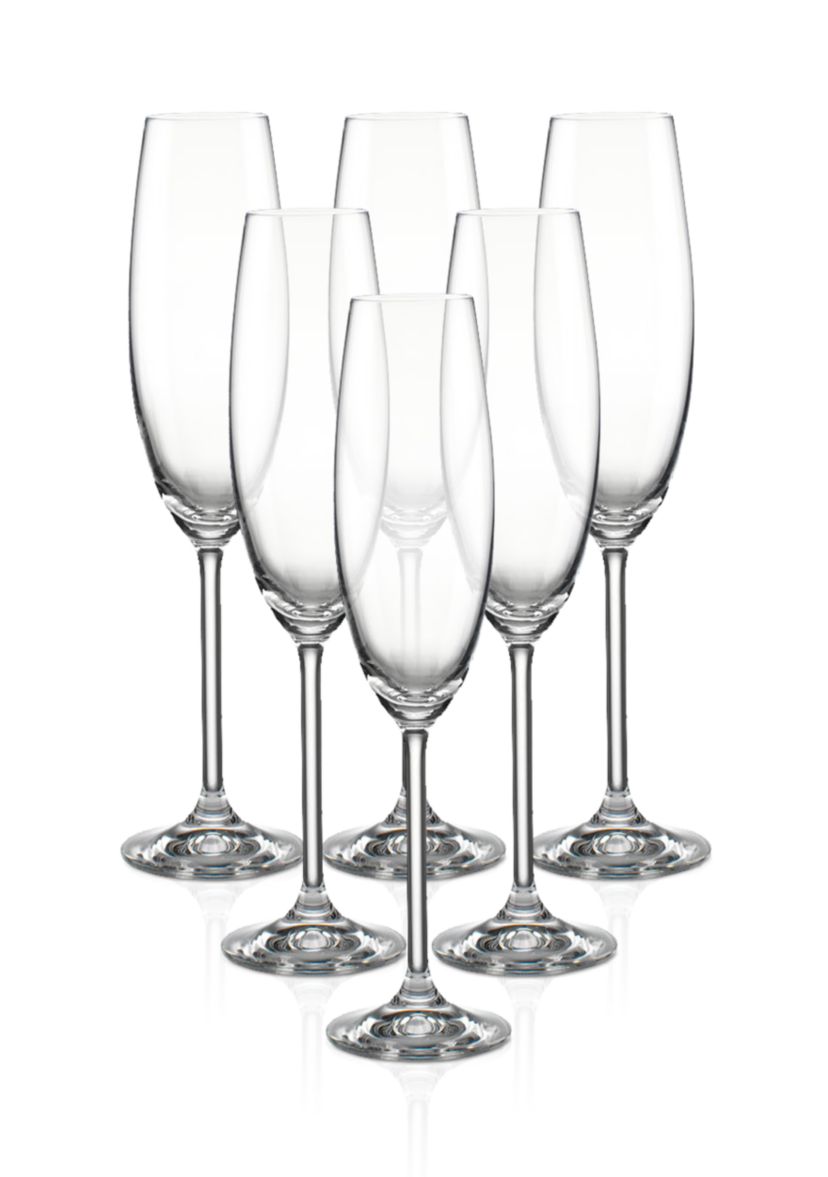 Tuscany Classics Flutes Set of 6 Champagne Glasses