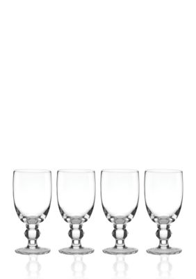 lenox tuscany classics block monogram grand bordeaux wine glasses set of