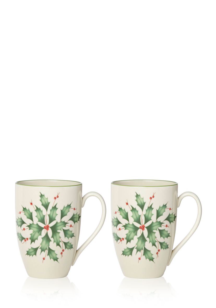 Holly Mug Set