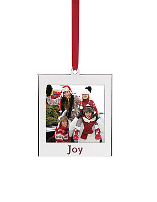 Joy Picture Frame Ornament