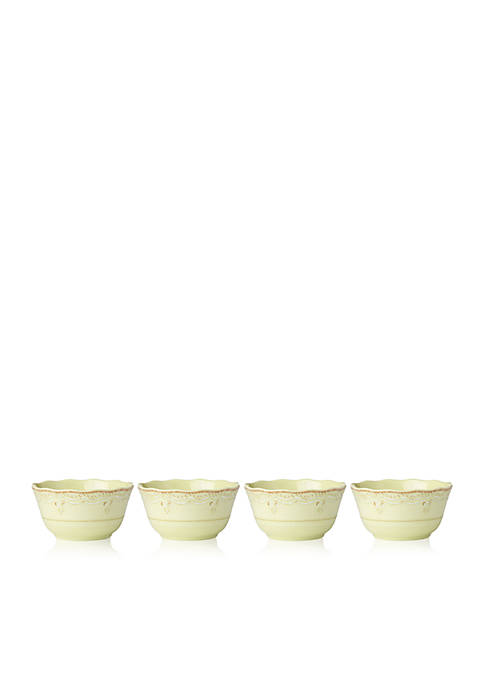 French Perle Melamine All-Purpose Bowl, Set of 4