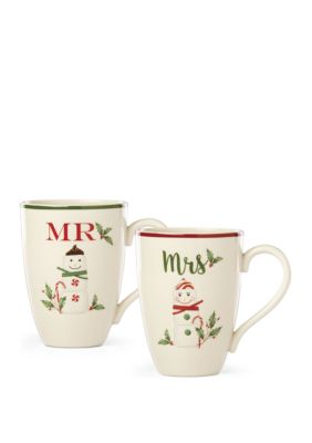 Lenox Mr & Mrs 2-Piece Mug Set