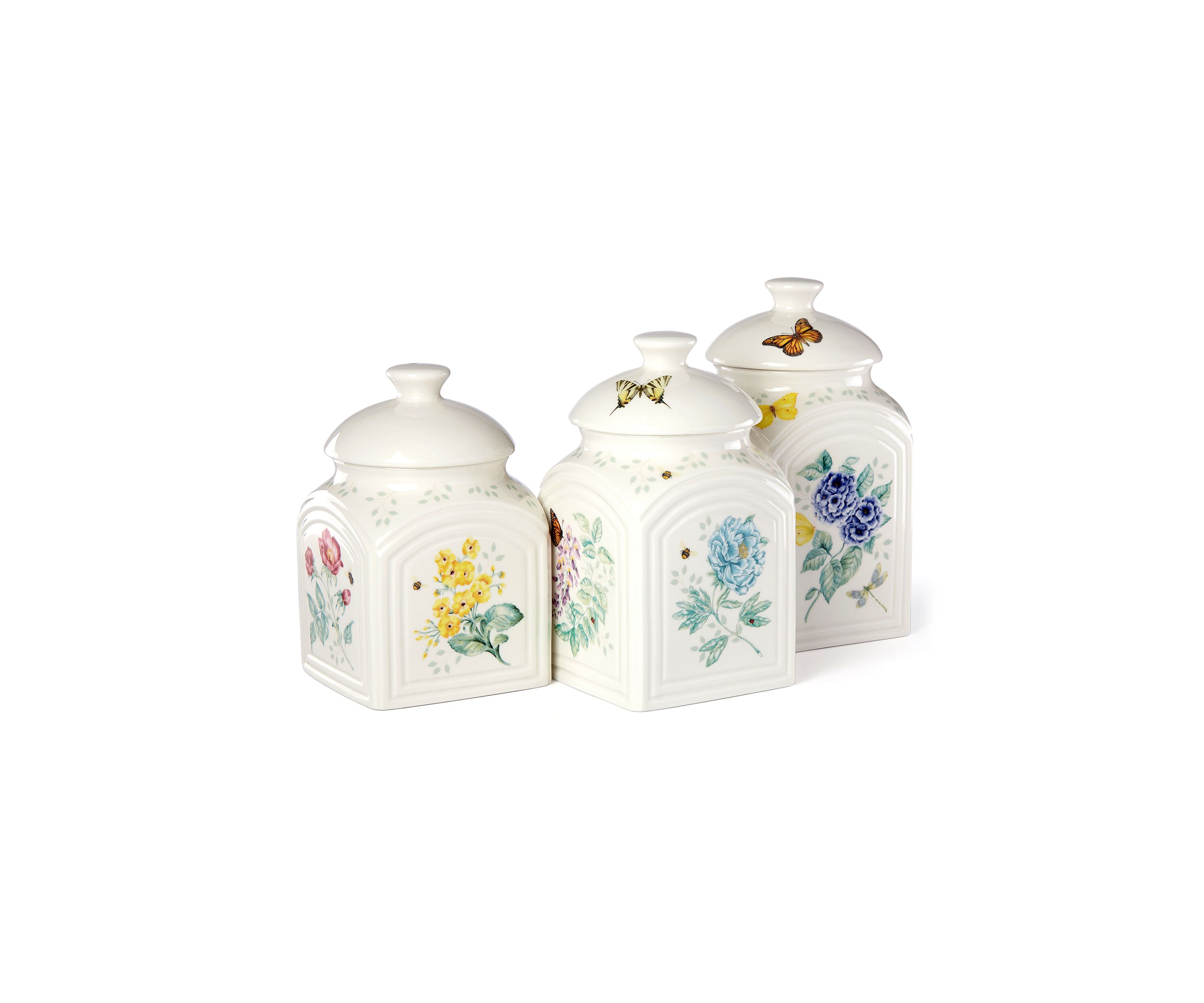 Butterfly Meadow Kitchen 3-Piece Canister Set