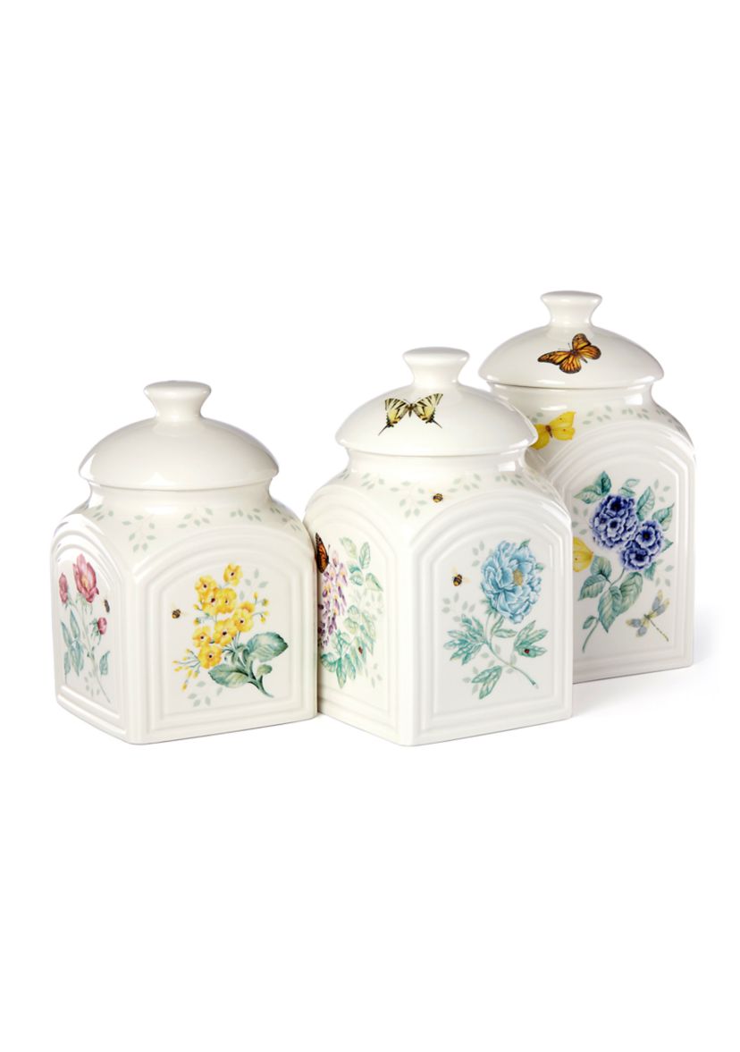 Butterfly Meadow Kitchen 3-Piece Canister Set