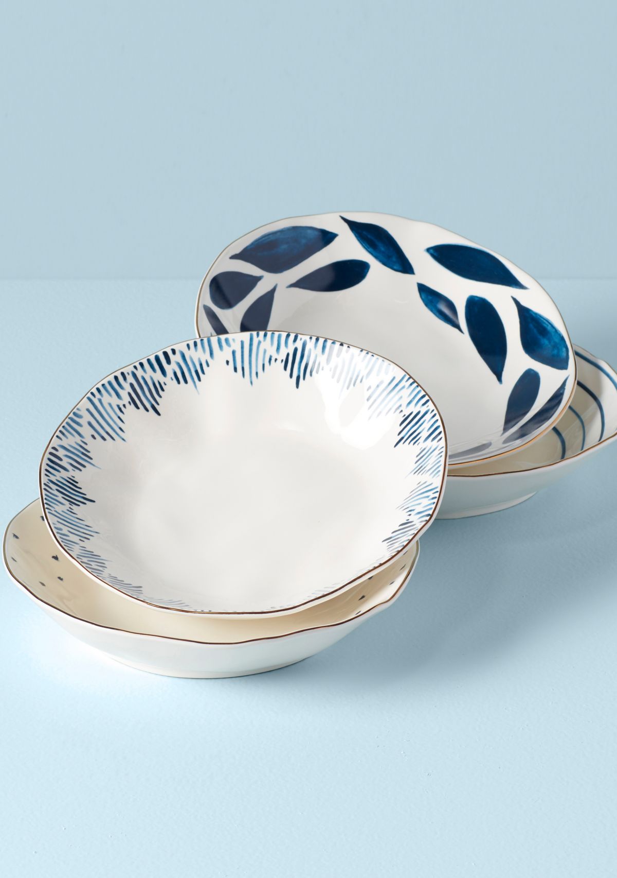 Blue Bay Set of 4 Pasta Bowls