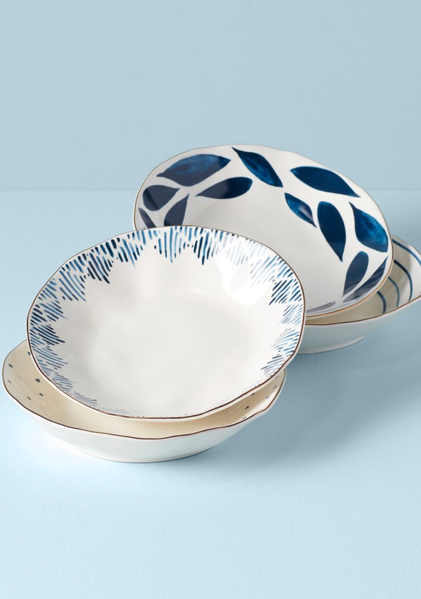 Blue Bay Set of 4 Pasta Bowls