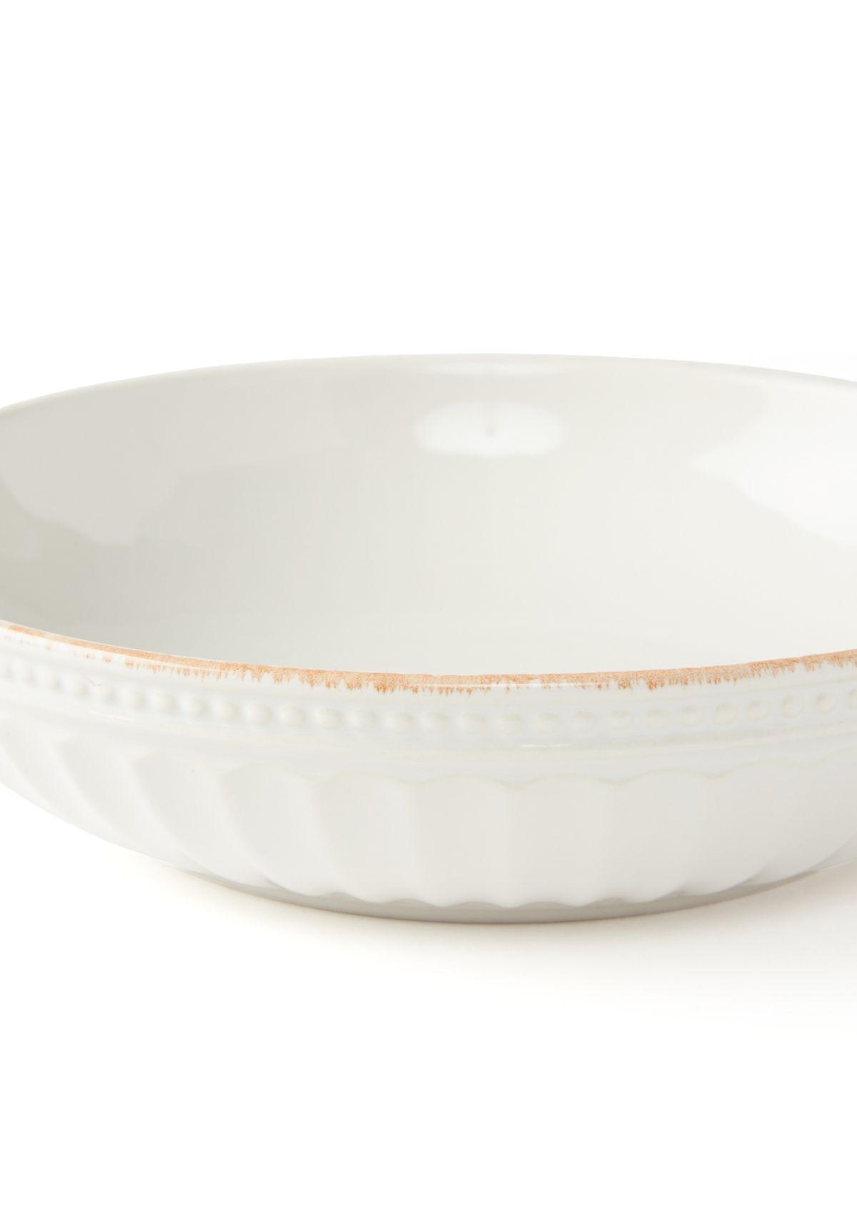 French Perle Groove Pasta Bowl