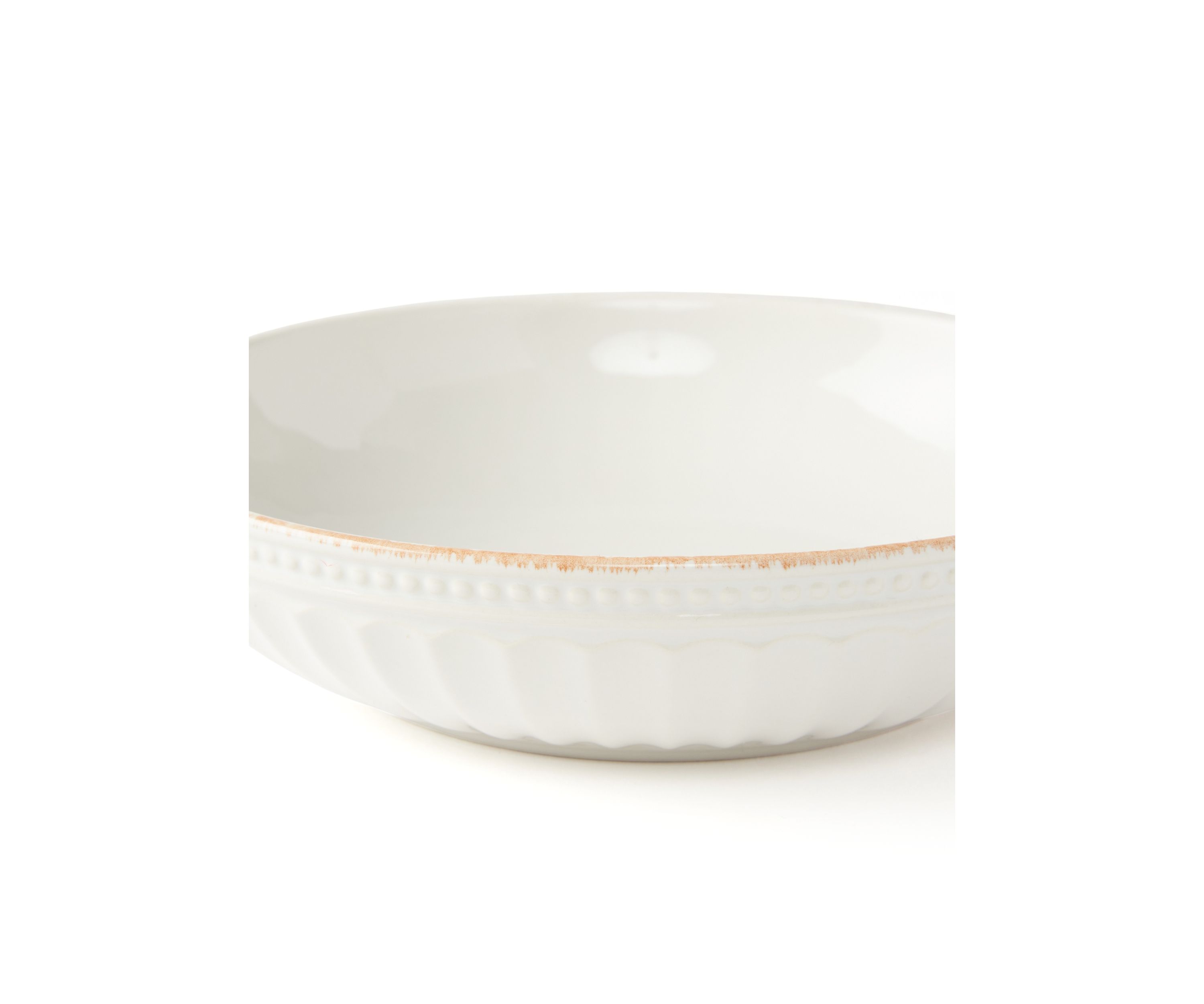 French Perle Groove Pasta Bowl
