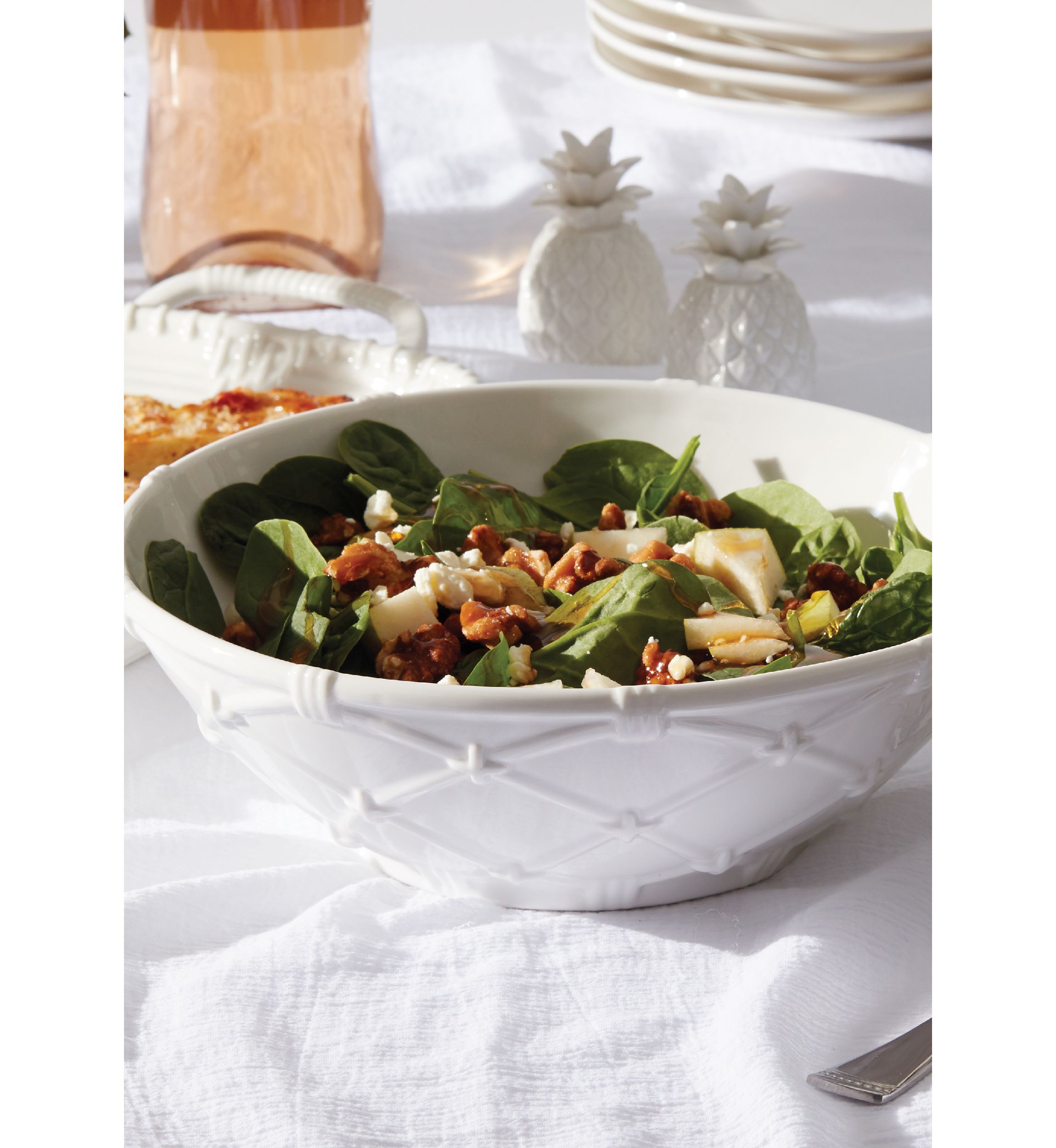 Wicker Creek Serving Bowl