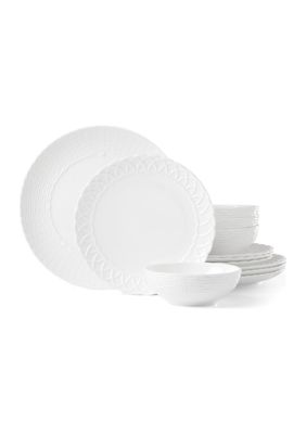 Wicker Creek 12 Piece Dinnerware Set