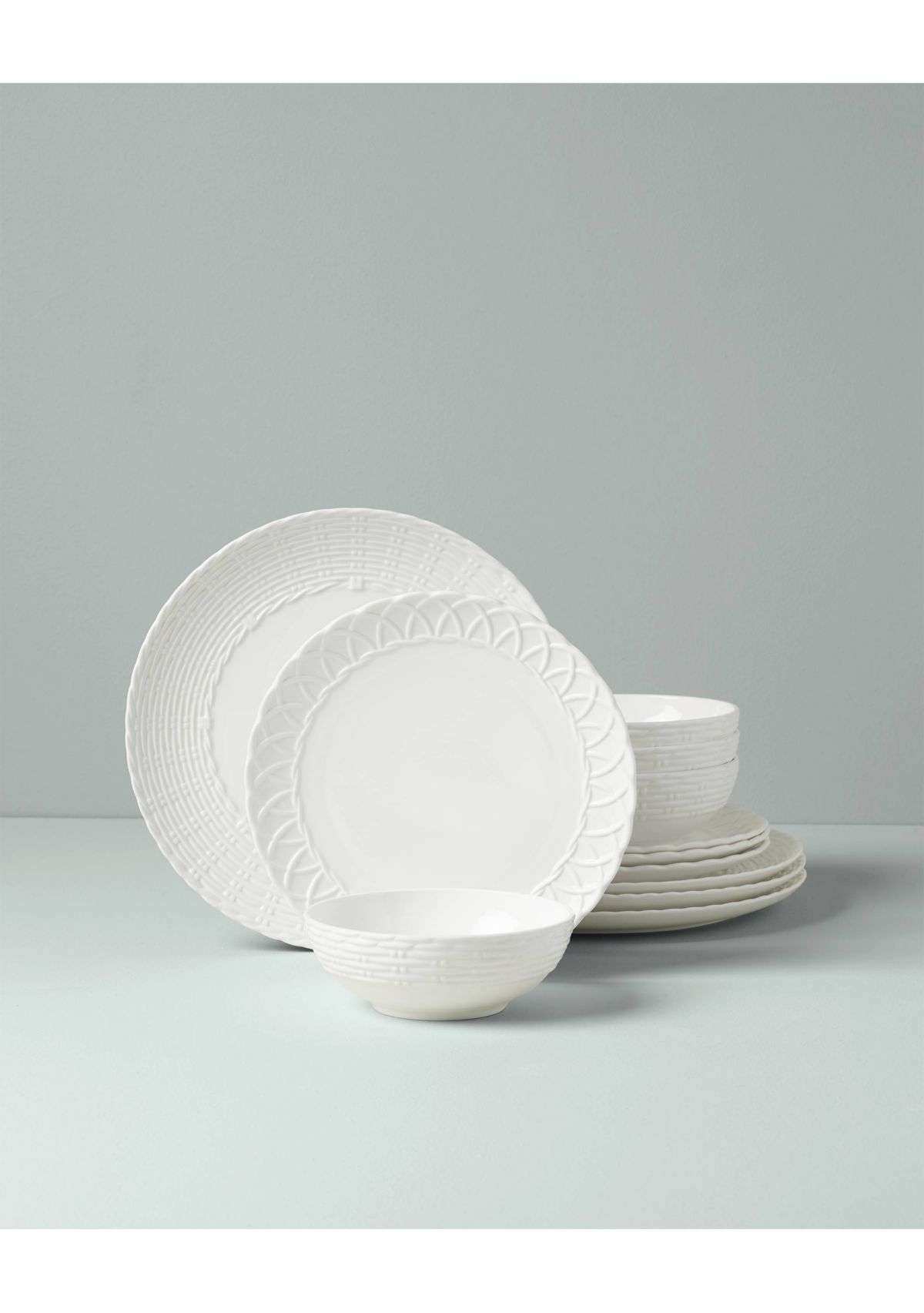 Wicker Creek 12 Piece Dinnerware Set